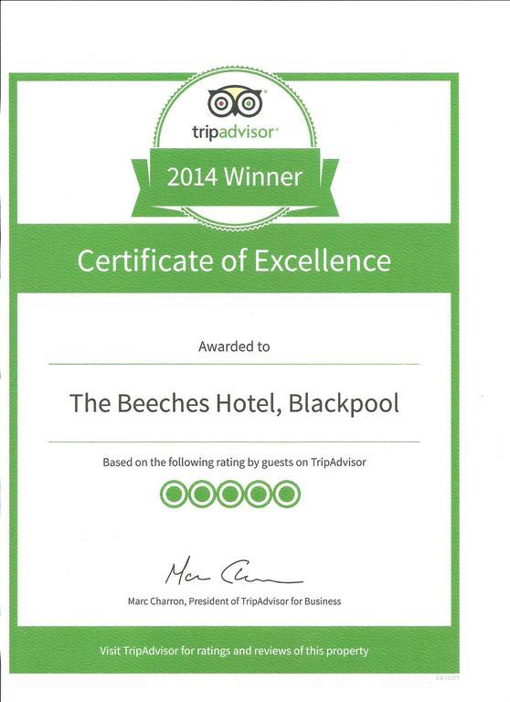 Beeches Hotel Blackpool Kültér fotó